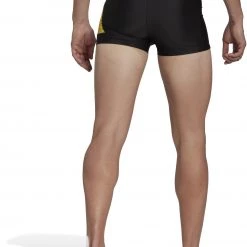 Adidas 3 Bars Boxers Men, bleu -Natation Homme Soldes adidas 3 bars boxers men black impact yellow 5