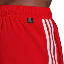 Adidas 3S CLX Shorts Men, rouge -Natation Homme Soldes adidas 3s clx shorts men vivid red white 6