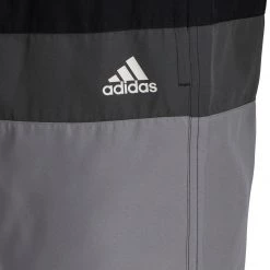 Adidas Block CLX Short Length Shorts Men, noir/gris -Natation Homme Soldes adidas block clx short length shorts men black grey three 3