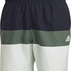 Adidas Block CLX Short Length Shorts Men, bleu/gris