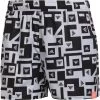Adidas BOS AOP CLX Swim Shorts Men, noir/blanc -Natation Homme Soldes adidas bos aop clx swim shorts men black white 1
