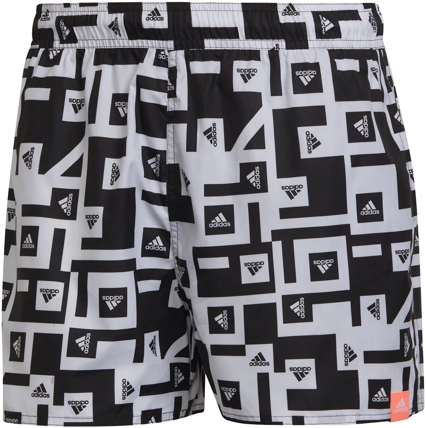 Adidas BOS AOP CLX Swim Shorts Men, noir/blanc 3 Adidas BOS AOP CLX Swim Shorts Men, noir/blanc