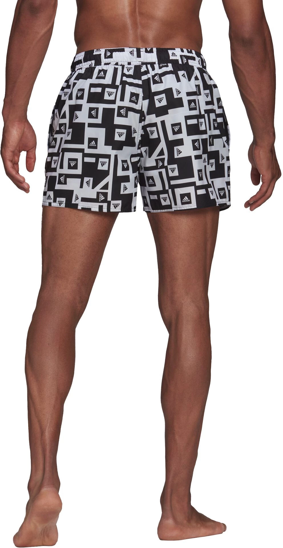 Adidas BOS AOP CLX Swim Shorts Men, noir/blanc 5 Adidas BOS AOP CLX Swim Shorts Men, noir/blanc – Image 3