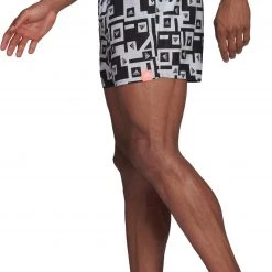 Adidas BOS AOP CLX Swim Shorts Men, noir/blanc 11 Adidas BOS AOP CLX Swim Shorts Men, noir/blanc -Natation Homme Soldes adidas bos aop clx swim shorts men black white 4