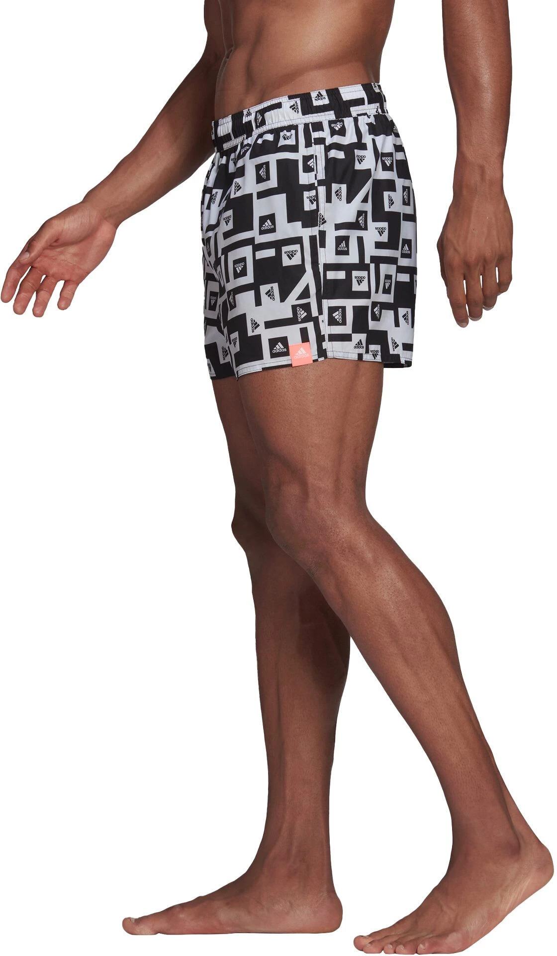 Adidas BOS AOP CLX Swim Shorts Men, noir/blanc 6 Adidas BOS AOP CLX Swim Shorts Men, noir/blanc – Image 4