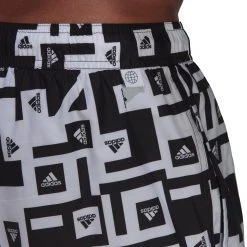 Adidas BOS AOP CLX Swim Shorts Men, noir/blanc 13 Adidas BOS AOP CLX Swim Shorts Men, noir/blanc -Natation Homme Soldes adidas bos aop clx swim shorts men black white 6