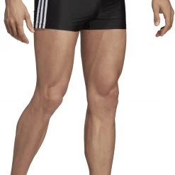 Adidas Fit 3S Short de bain Homme, noir -Natation Homme Soldes adidas fit 3 stripes boxers herren black white 3
