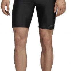 Adidas Fit 3S Caleçon de bain Homme, noir -Natation Homme Soldes adidas fit 3 stripes jammer herren black white 4
