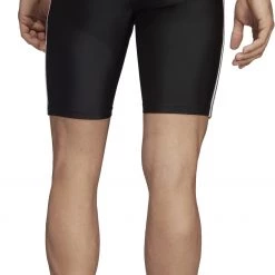 Adidas Fit 3S Caleçon de bain Homme, noir -Natation Homme Soldes adidas fit 3 stripes jammer herren black white 6