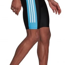 Adidas Fit Three-Second Jammer Men, noir/bleu -Natation Homme Soldes adidas fit three second jammer men black real blue 4