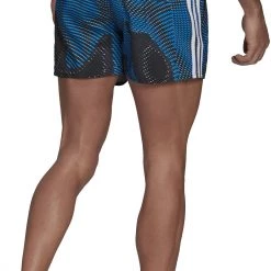 Adidas Melbourne CLX Shorts Men, bleu/noir -Natation Homme Soldes adidas melbourne clx shorts men blue rush white 3