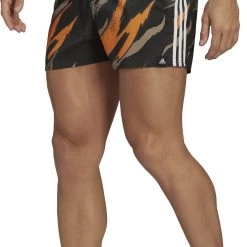 Adidas Tiger CLX Shorts Men, bleu -Natation Homme Soldes adidas tiger clx shorts men black white 4