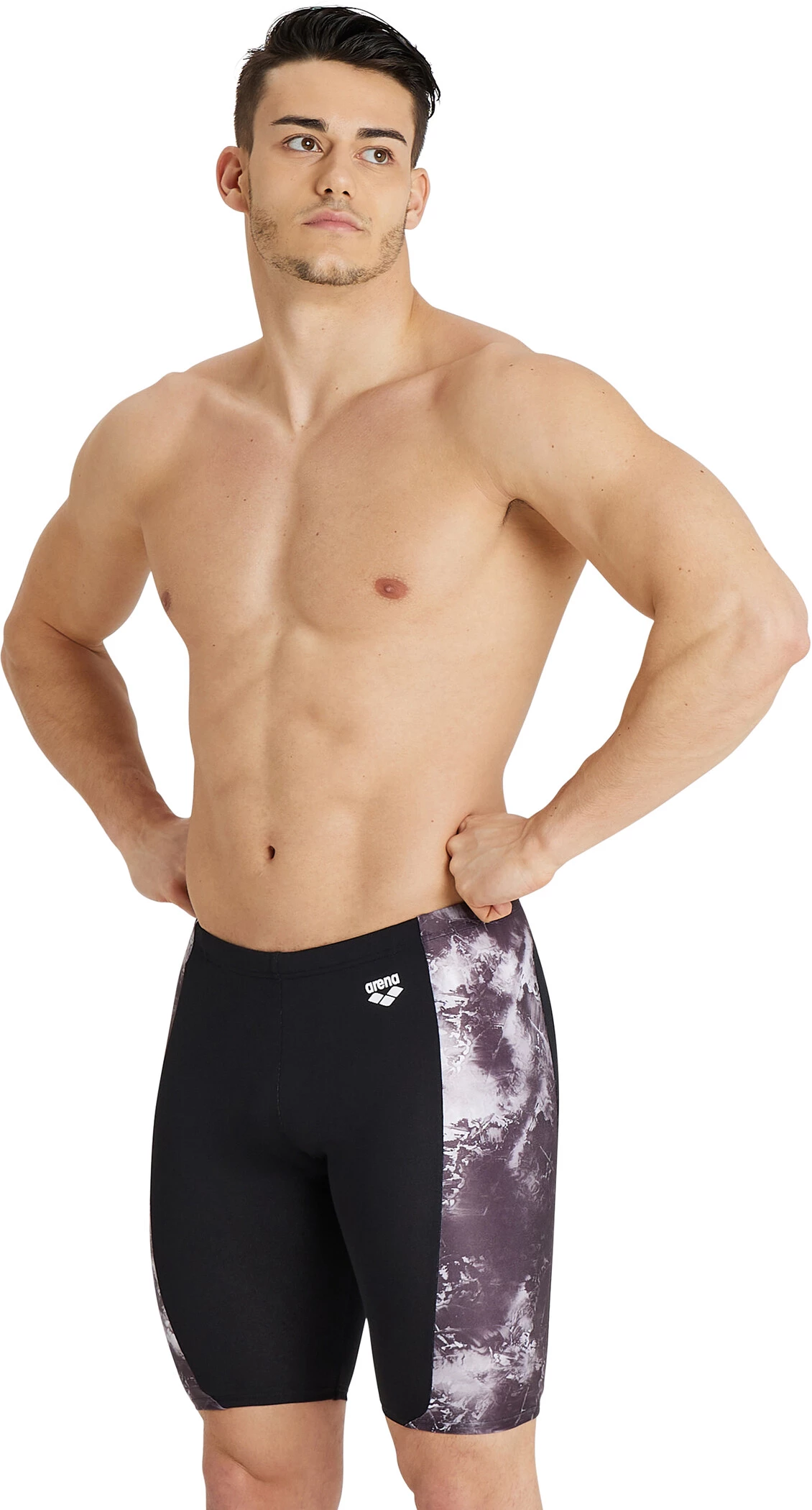 Arena Allover Jammer Men, noir/gris 5 Arena Allover Jammer Men, noir/gris – Image 3