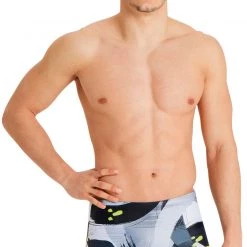 Arena Allover Shorts Men, Multicolore -Natation Homme Soldes arena allover shorts men grey multicolor 3