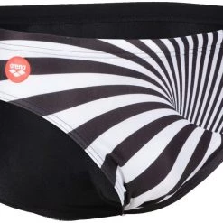 Arena Crazy Placement Briefs Men, noir/blanc -Natation Homme Soldes arena crazy placement briefs men black black multi 3 1