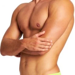 Arena Fundmentals Borders Shorts Men, olive/jaune -Natation Homme Soldes arena fundmentals borders shorts men army soft green 6