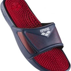 Arena Hook & Loop Slides, bleu/rouge