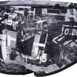 Arena Icons Allover Low Waist Shorts Men, noir/blanc -Natation Homme Soldes arena icons allover low waist shorts men black multi 4