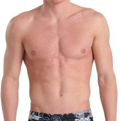 Arena Icons Allover Low Waist Shorts Men, noir/blanc -Natation Homme Soldes arena icons allover low waist shorts men black multi 5