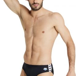 Arena Icons Solid Brief Men, noir -Natation Homme Soldes arena icons solid brief men black 3 4