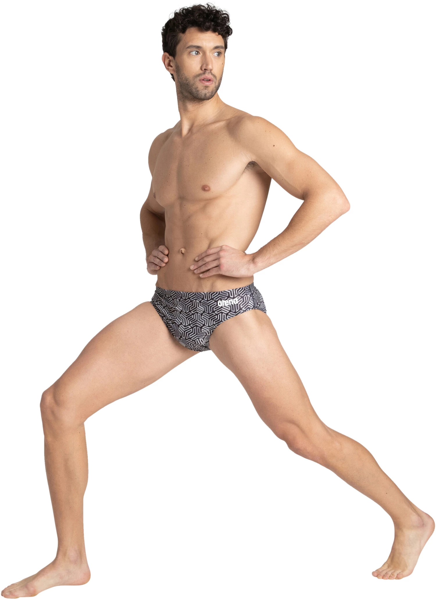 Arena Kikko Briefs Men, noir/blanc 5 Arena Kikko Briefs Men, noir/blanc – Image 3