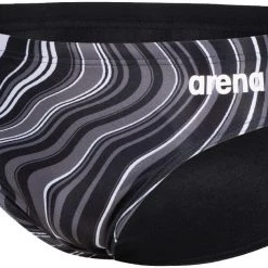 Arena Marbled Briefs Men, noir/gris -Natation Homme Soldes arena marbled briefs men black black multi 3 2