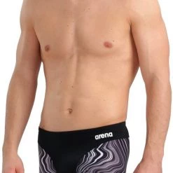 Arena Marbled Jammer Men, noir/gris -Natation Homme Soldes arena marbled jammer men black black multi 5 1