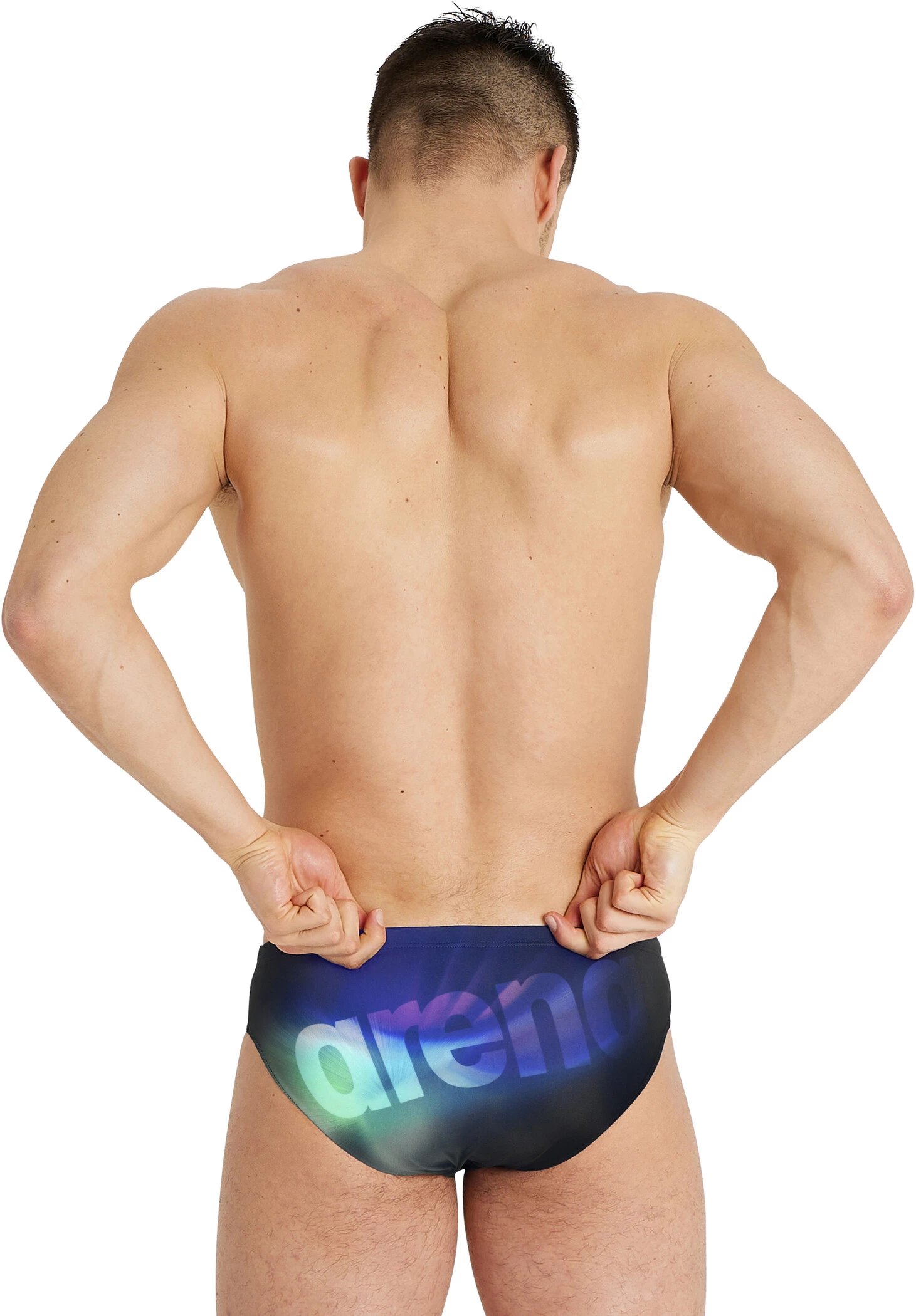 Arena Placement Briefs Men, noir/vert 6 Arena Placement Briefs Men, noir/vert – Image 4