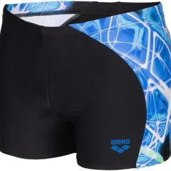 Arena Placement Shorts Men, noir/bleu -Natation Homme Soldes arena placement shorts men black multi 3