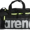 Arena Spiky III 40 Duffle, gris/blanc -Natation Homme Soldes arena spiky iii 30 duffle navy neon yellow 1