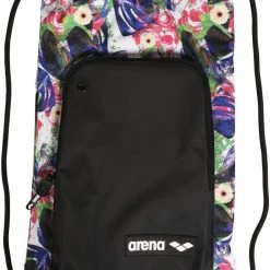 Arena Team Sack Allover, noir/blanc