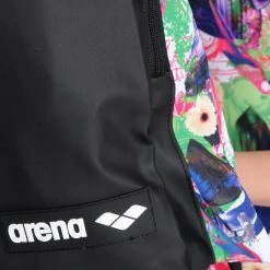 Arena Team Sack Allover, noir/Multicolore -Natation Homme Soldes arena team sack allover crazy fantasy skull 6 1