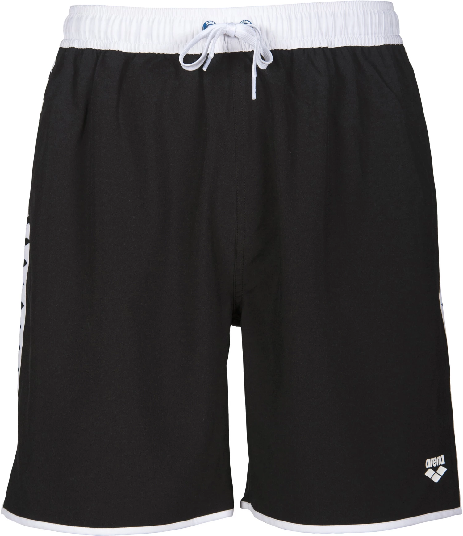 Arena Team Stripe Bermudas Men, blanc/noir 3 Arena Team Stripe Bermudas Men, blanc/noir