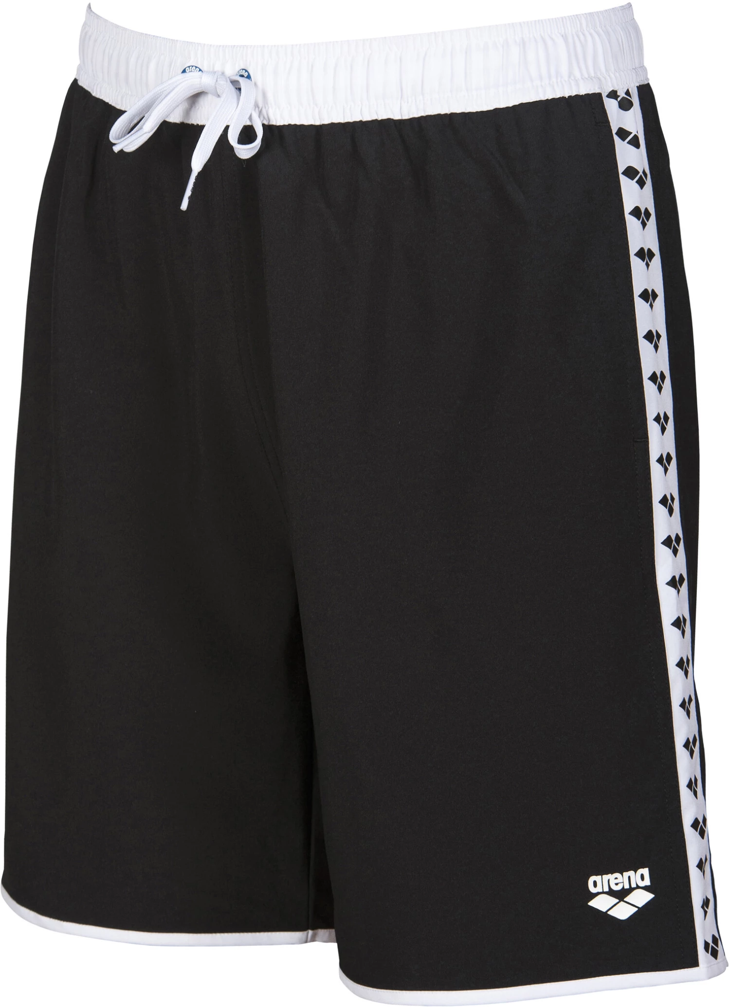 Arena Team Stripe Bermudas Men, blanc/noir 5 Arena Team Stripe Bermudas Men, blanc/noir – Image 3