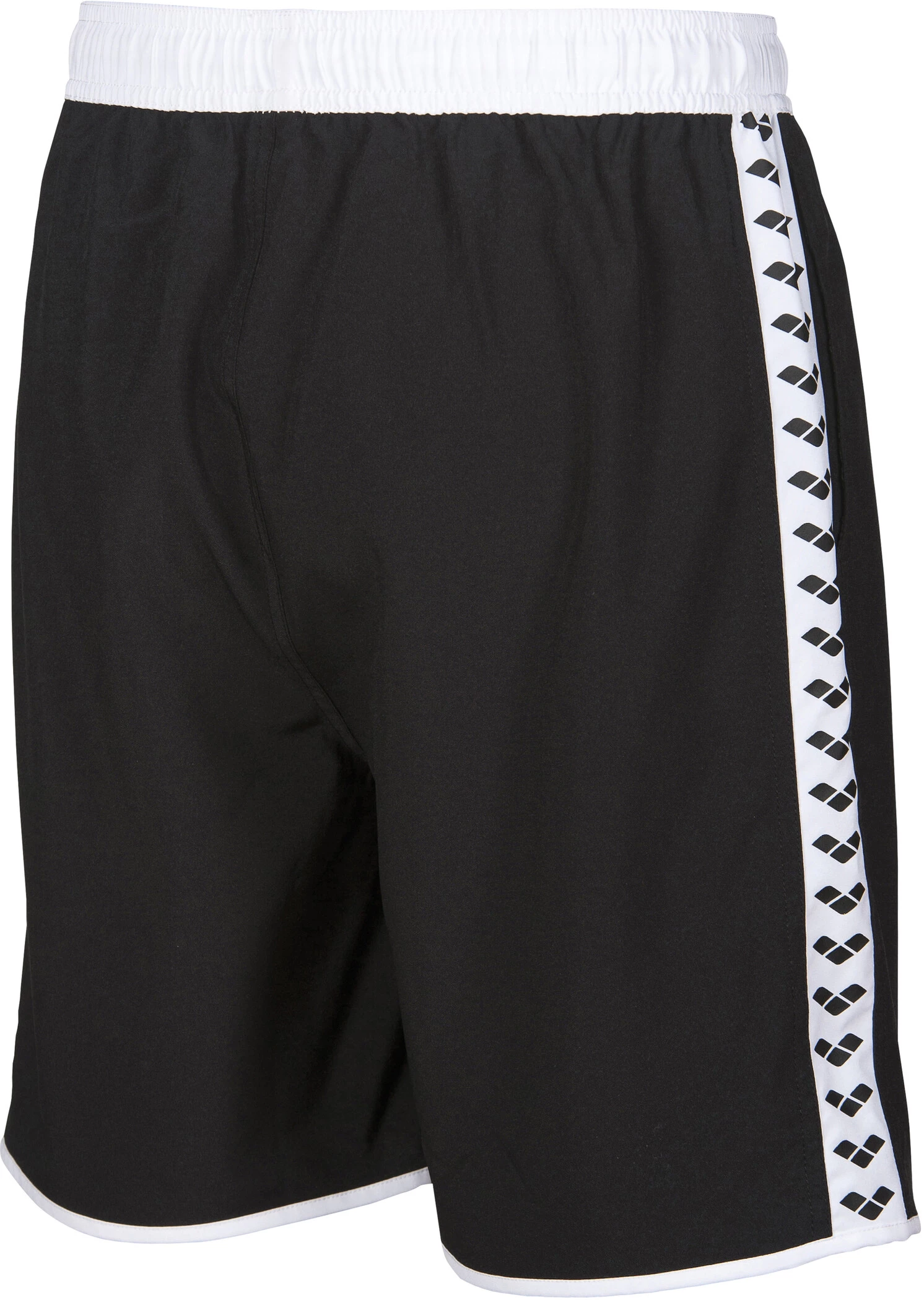 Arena Team Stripe Bermudas Men, blanc/noir 6 Arena Team Stripe Bermudas Men, blanc/noir – Image 4