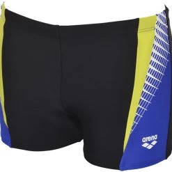 Arena Threefold Shorts Men, noir/Multicolore -Natation Homme Soldes arena threefold shorts men black neon blue soft green 3