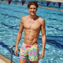 Funky Trunks Shorty Shorts Men, bleu/turquoise -Natation Homme Soldes funky trunks shorty shorts men hawaiian heaven 5