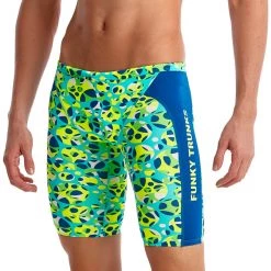 Funky Trunks Training Caleçon de bain Homme, Multicolore -Natation Homme Soldes funky trunks training jammers men stem sell 2 6