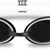 Head HCB Comp Lunettes de protection, vert/jaune -Natation Homme Soldes head hcb comp goggles black white smoke 1