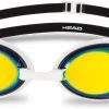 Head HCB Comp Mirrored Lunettes de protection, vert/jaune -Natation Homme Soldes head hcb comp mirrored goggles white black smoke 1