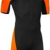 Head Swimrun Multix Shorty 2.5 Combinaison Homme, noir/orange -Natation Homme Soldes head swimrun multix shorty 25 wetsuit men black orange 1