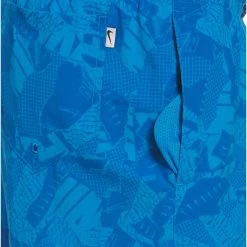 Nike Swim Collage 5" Volley Shorts Men, Bleu pétrole -Natation Homme Soldes nike swim collage 5 volley shorts men photo blue 5 1