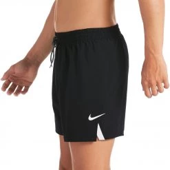 Nike Swim Essential Vital Short Volley 5’’ Homme, noir -Natation Homme Soldes nike swim essential vital 5 volley shorts men black 4 2