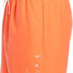 Nike Swim Swoosh Break 5" Volley Shorts Men, rouge -Natation Homme Soldes nike swim swoosh break 5 volley shorts men atomic orange 3