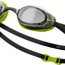 Nike Swim Vapor Lunettes de protection, noir/jaune