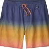 Patagonia Hydropeak Volley Shorts 16" Men, bleu/orange 1 Patagonia Hydropeak Volley Shorts 16" Men, bleu/orange -Natation Homme Soldes patagonia hydropeak volley shorts 16 men cosmic gradients tigerlily orange 1