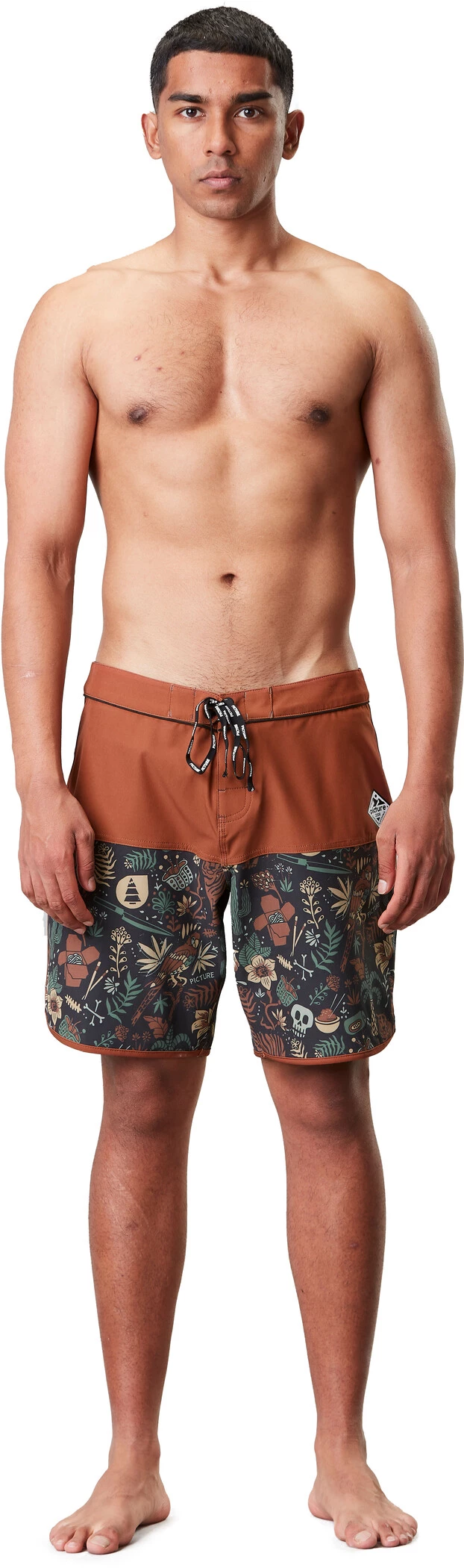 Picture Andy 17" Boardshorts Men, marron/noir 5 Picture Andy 17" Boardshorts Men, marron/noir – Image 3
