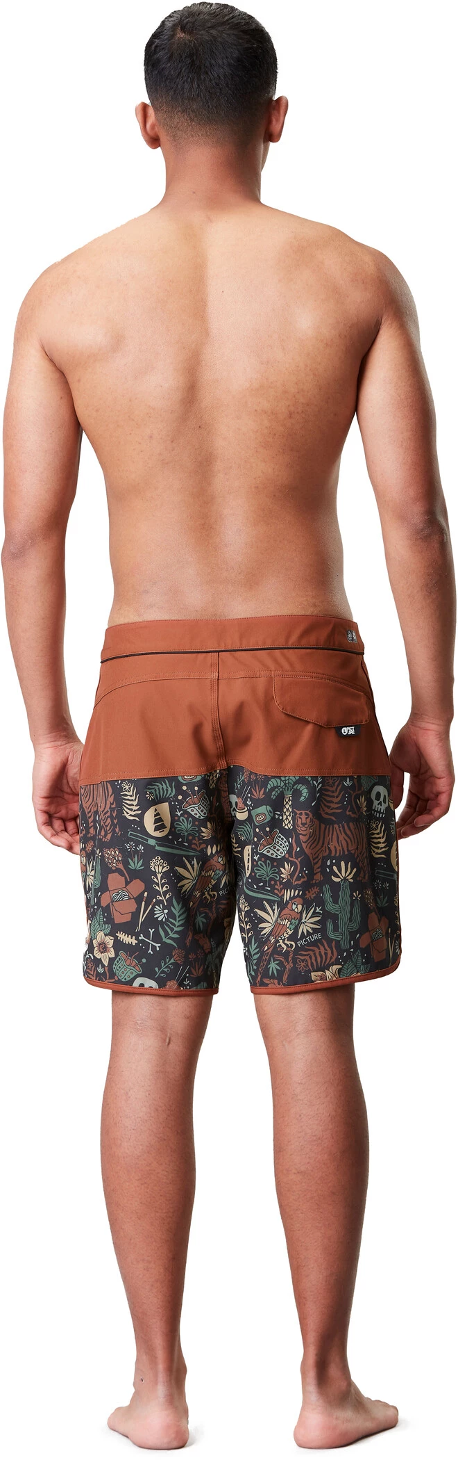 Picture Andy 17" Boardshorts Men, marron/noir 6 Picture Andy 17" Boardshorts Men, marron/noir – Image 4
