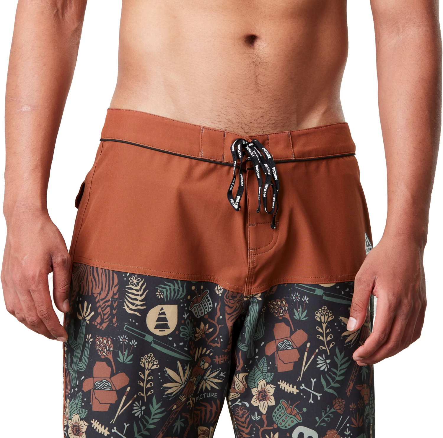 Picture Andy 17" Boardshorts Men, marron/noir 7 Picture Andy 17" Boardshorts Men, marron/noir – Image 5