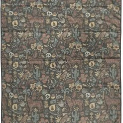 Picture Break Towel, rouge/bleu